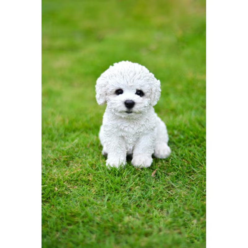 6-In H X 4-In W White Animal Garden Statue