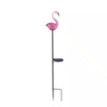 Pink Solar Flamingo Garden Stake