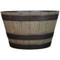 round 19.29-In W X 19.29-In L Brown Recycled Plastic Indoor/Outdoor Planter